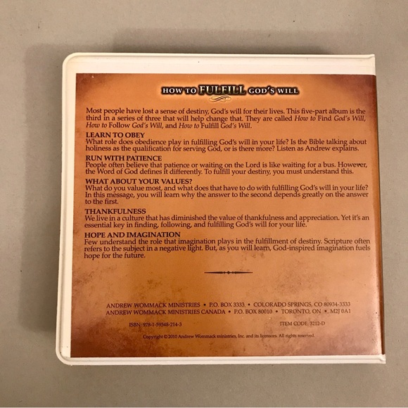 Andrew Wommack How To Find & Fulfill God’s Will 10 DVDs Christian Faith 2010 - Picture 10 of 14